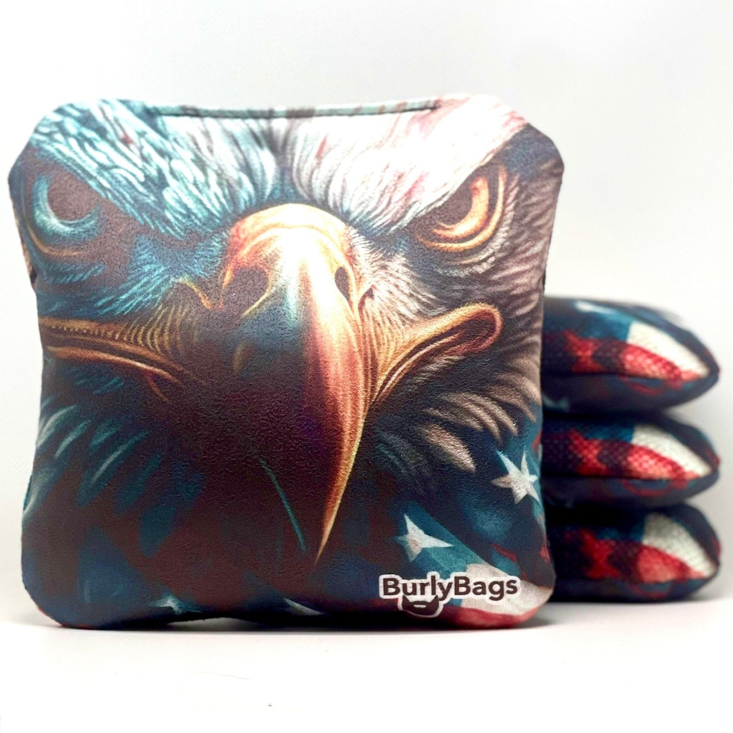 Stick 'n Slick Bags We The People Bald Eagle Flag Cornhole Collective