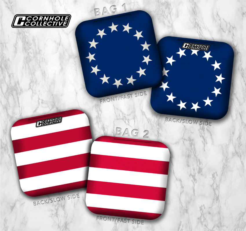 Stick 'n Slick Bags: Betsy Ross 13 Stars & Bars American Flag